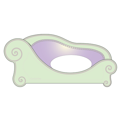 ボディカラー：サラダグリーン<br>シートカラー：モーブ