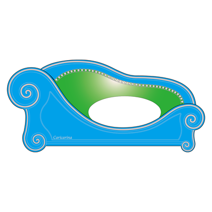 ボディカラー：マリンブルー<br>シートカラー：パロットグリーン