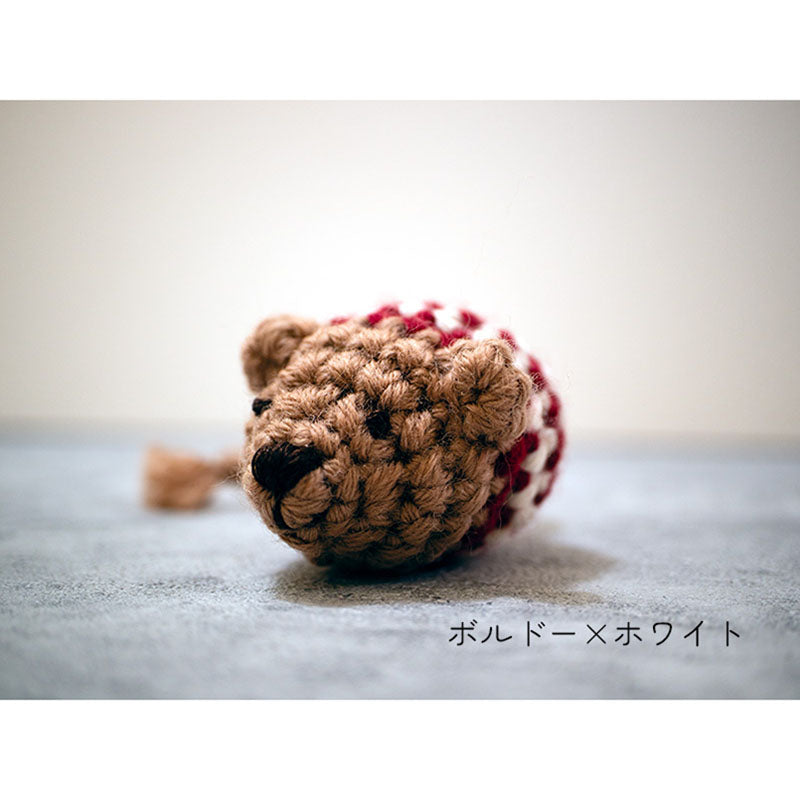 ボルドー×ホワイト