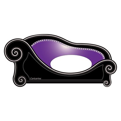 ボディカラー：ブラック<br>シートカラー：バイオレット