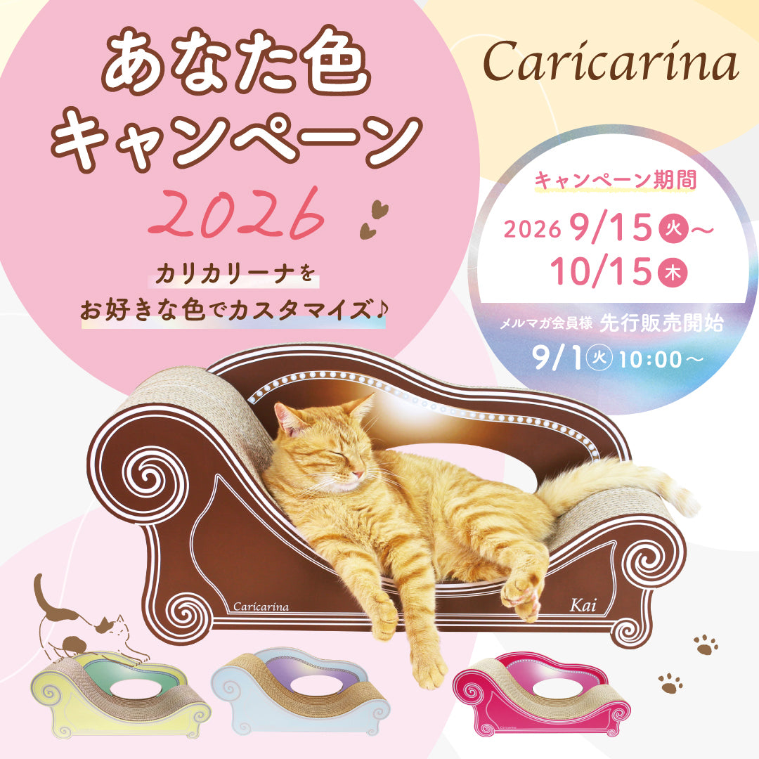 おしゃれな猫の爪とぎ Caricarina(カリカリーナ)